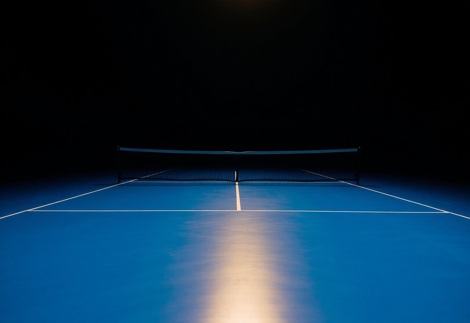 AT ARENA pickleball court